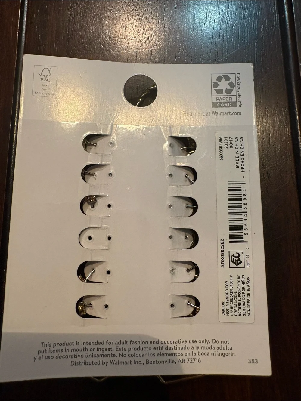 Time and Tru Gold Tone Hoop Earring Set - 5 Pairs